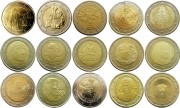Юбилейные монеты 2 евро - разные страны