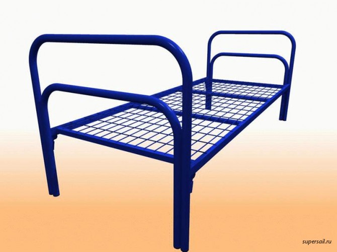 Двухъярусные кровати металлические с лестницами - изображение 1